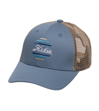 HAT, HOBIE SCRIPTLINE COLUMBIA BLUE TRUCKER