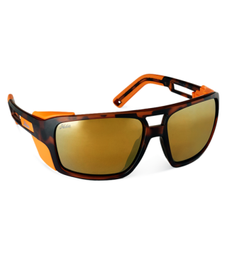 HOBIE SUNGLASS, EL MATADOR, SIGHTMASTER LENS, SATIN TORTOISE FRAME