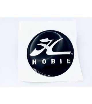 DECAL, HOBIE DOME BLACK/GREY 1¾"
