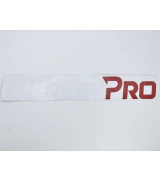 BerleyPro Decal White/Red