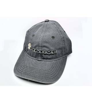 Native Watercraft Hat, Grey Cotton Twill