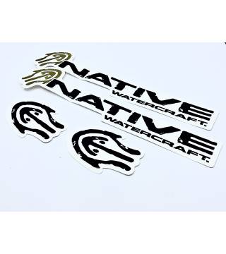 Sticker Pack, Native Watercraft, Set of 4